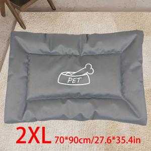 TEMU 1개 세탁 가능한 애완 동물 침대 패드, 귀여운 디자인, 튼튼한 옥스포드 천으로 제작. 두꺼운 패드는 모든 계절에 적합하며, 애완 동물을 위한 통기성 수면 공간을 제공합니다. 소형, 중형 및 대형 강아지 및 고양이에 적합합니다.