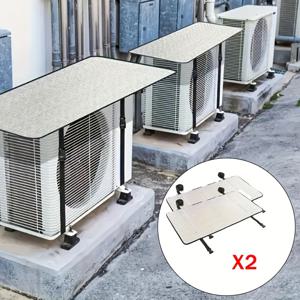 TEMU 2/3개 야외 에어컨 커버, 이중 레이어 디자인, 햇빛, 먼지, 비 차단, 접이식, 쉬운 설치, 모던 룸 커버, 내구성 있는 원단, 가정용 적합