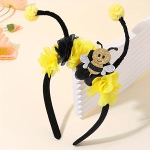 TEMU 폼폼 장식이 있는 사랑스러운 나비 머리띠, 데일리 및 캐주얼 의상에 이상적입니다. 이 동물 테마 헤어 후프는 일상생활에 완벽하며, 신학기 선물로 좋은 고급스러운 헤어 액세서리입니다.