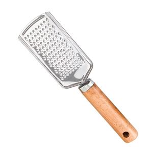 TEMU 생강을 위한 나무 손잡이가 달린 스테인리스 스틸 치즈 그레이터, 축제 분위기를 살리고 휴일 요리를 간편하게 만드는 데 적합
