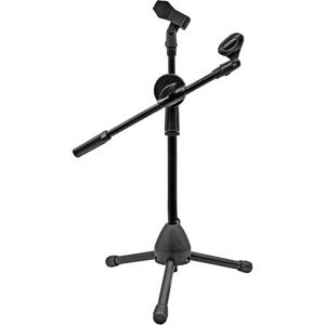 TEMU 다기능 청소년용 마이크 스탠드 - 휴대용 기타, 어후, 드럼용 바닥 스탠드 - 내구성 강한 금속 구조