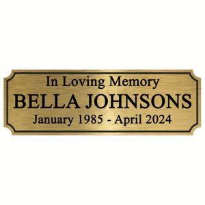 TEMU [맞춤 제작] 개인화 이름 명패 1개, 단색 스테인리스 스틸 각인 명판, 각인 트로피 명패, 접착식 뒷면의 맞춤 이름판