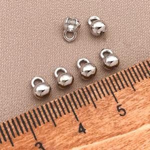 TEMU 구리 18K 골드 도금 고채도 유지 定位 진작향씨앗 잠금 클래스프 엔드 사이드 패킹 클래스프 8개, 핸드메이드 DIY 목걸이 팔찌 커넥터 클래스프, 주얼리 엔드 액세서리