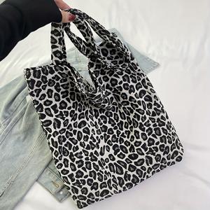 TEMU 프린트 핸드백, 패셔너블 아이템, 대용량 숄더백, 쇼핑백, 스타일리시한 숄더 크로스백, 여성용 엄마백