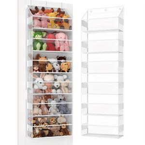 TEMU 인형용 그물, 레이스 장식 플러시 장난감 해먹, 장난감 보관 상자, 유치원에 이상적, 놀이방용 걸이형 수납 랙, 침실을 위한 매력적인 장식, 가정 정리 및 미술 용품, 인형 정리함, 인형 보관