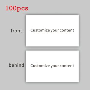 TEMU 맞춤형 양면 라미네이트 명함, 내구성이 뛰어난 무광 소재로 제작, 개인 사진 및 QR 코드 디자인 가능, 맞춤형 연락처 정보 포함 가능, 브랜드 스타일 완벽하게 표현, 회사 직원 전용 고급 카드