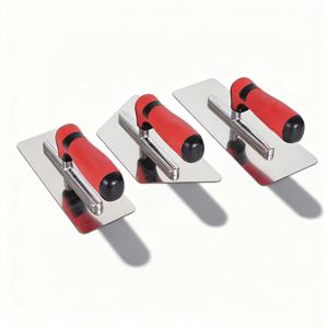 TEMU 고급 디자이너를 위한 퍼티 나이프 3개: 미끄럼 방지 고무 손잡이 + 거울날 스틸 날, 디아텀 머드/예술용 페인트 적용에 적합