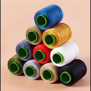 TEMU 13개 세트 10색 재봉실 - 헤비듀티 데님 실, 강력한 삼중 코팅으로 내구성 우수, 두꺼운 원단 수리에 이상적, 청바지, 퀼트, 백팩, 의류 등 수리에 적합