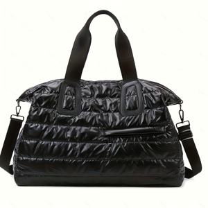 TEMU 여성용 크로스보더 피트니스 가방, 스포츠 가방, 짐 가방, 요가 토트백, 숄더백, 대량 구매 러기지 가방, 다기능 여행 가방