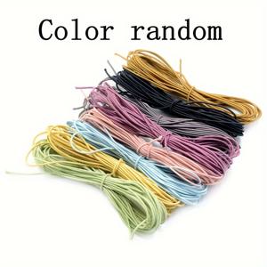 TEMU DIY 헤어 액세서리 및 공예 용품용 1mm 고탄성 얇은 머리끈 구슬 장식 고무줄