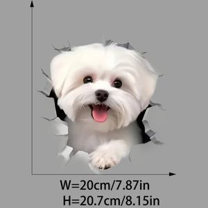 TEMU DIY 티셔츠, 스웨트셔츠, 청바지, 백팩, 핸드백, 베이스볼 캡 장식용 귀여운 강아지 열전달 스티커 7개 세트