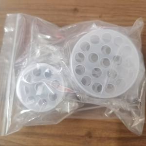 TEMU 2개 2가지 사이즈 플라스틱 나선형 꽃꽂이 플로럴 스템 홀더, 플로럴 필드 장식 트위스터, 부케 트위스터, 꽃병 장식 꽃꽂이 홀더, 플라스틱 재질 나선형 꽃잎 홀더, 플라스틱 플로럴 아트 도구, 부케 줄기용