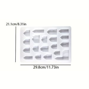 TEMU 9구 유럽풍 주택 실리콘 캔들 몰드, DIY 수제 북유럽풍 주택 비누 석고 레진 공예 주조 몰드, 홈 데코용