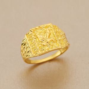 TEMU 7가지 사이즈 패션 남성 반지, 이글 링, 링, 골드 도금 반지, 남성 웨딩 링, 약혼 반지, 선물용 주얼리