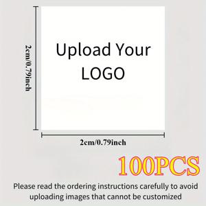 TEMU 맞춤형 50/100개 UV 전사 스티커, 0.79/1.57/2.36인치 - 로고가 있는 개인화 3D 스티커, 내구성 있는 폴리비닐 아세테이트 소재, 물병, 유리제품 및 DIY 프로젝트용 - 상업적 브랜딩, 맞춤형 브랜딩에 이상적 | 스월 폰트 디자인 | 고품질 스티커, 맞춤형 스티커