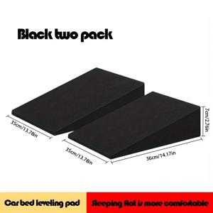 TEMU 차량 뒷좌석 웨지 쿠션 - 세척이 쉬운 백시트 레벨링 매트