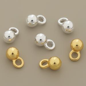 TEMU 100개/200개 라운드 비드 펜던트 태그, 스피너럴 매듭 장식, 봄 여름 체인 오너먼트, 비즈 핸드 스트링 펜던트, 빈티지 합금 액세서리, 귀걸이·팔찌·목걸이·발찌용 대형 홀 펜던트, DIY 주얼리 만들기 소품