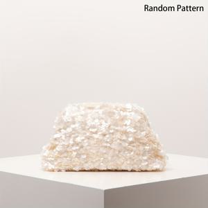 TEMU 반짝이는 여성용 클러치, 이브닝 백, 스팽글 지갑, 웨딩 파티 액세서리, 졸업식 장식, 여성 이브닝 가운, 우아한 핸드백 (디자인이 다릅니다).