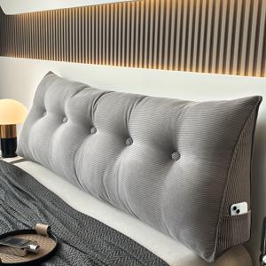 TEMU 플러시 럭셔리 플란넬 삼각 베개 (사이드 포켓 포함), 두껍고 다용도, 다양한 사이즈 & 색상, 탈부착 가능 – 침대, 소파, 기숙사, 홈 필수품에 완벽