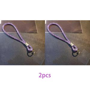 TEMU 【2개 세트】스타일리시하고 반짝이는 휴대폰 끈, 내구성 강한 손목 스트랩. 물컵 끈, 가방 끈, 친구를 위한 작은 선물, 여행 및 쇼핑용 투명 클립이 달린 가방 체인