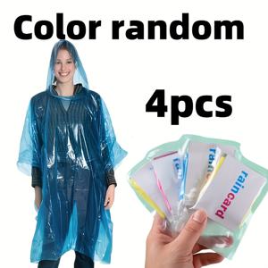 TEMU 휴대용 비장난 포노, 비공, 비 카드 4개 세트, 미충전, 혼합 색상, PP 재질, 키체인 볼 디자인, 야외 활동, 하이킹, 낚시, 캠핑에 적합, 크리스마스 필수품