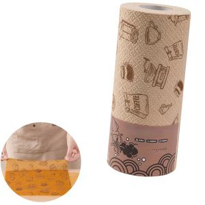 TEMU 총 길이 12.5미터의 롤형, 높은 강도에 특징이 있는 일회용 게으른 천, 재사용 가능한 청소용 물티슈, 가정용 주방 타월 롤, 행주, 다기능 타월 대체품, 거실 청소 용품에 적합