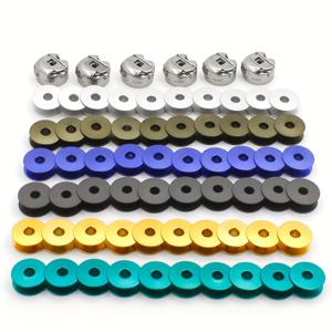 TEMU YUKK 66개, 산업용 재봉틀용 보빈 케이스 및 보빈, 보빈 케이스는 스테인리스 스틸 소재, 보빈은 알루미늄 합금 소재, JUKI Brother JA용