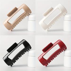 TEMU 4개입 새로운 구름 소프트 헤어 클립, 부드럽고 편안함, 깨지지 않고 구부러지고 압축 가능, 뒷머리 충돌 보호, 상어 클립이 있는 여성용 스타일리시하고 간편한 디자인의 업스타일