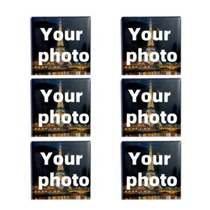 TEMU 맞춤형 냉장고 자석 6개 세트 — 사진, 로고, 텍스트로 개인화, 홈 데코, 파티 선물, 창의적인 기념품으로 완벽