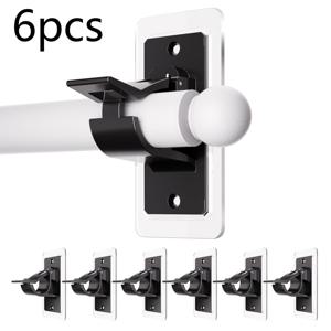 TEMU 간편 설치 접착식 커튼 브래킷, 최대 1.2인치 커튼봉 지지, 탈부착 가능 & 무손상