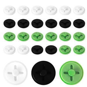 TEMU 레이스 번호 클립 24개 세트, 레이스 번호 버클을 위해 설계된 고정 시스템, 트라이애슬론 및 마라톤에 적합, 러너 및 필드 이벤트에 이상적