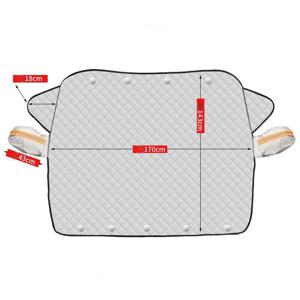 TEMU 차량 앞유리덮개 여름철 열차단 겨울철 눈쌓임 성에예방 윈드스크린 자동차 앞유리 보호 앞창덮개 사계절사용 차박 햇빛차단 방수 성에방지커버 슬림