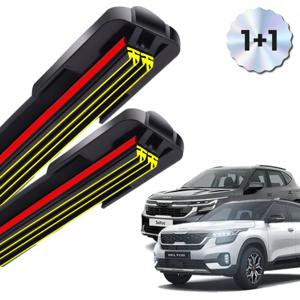 TEMU 1+1 트리플X2 셀토스 전차종 와이퍼 블레이드 윈도우브러쉬