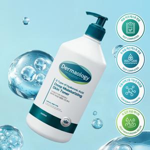 TEMU [병풀잎수 20%] 더마올로지 8중 히알루론산 대용량 수분 토너 1L 스킨 토너 닥토 닦토 모공 여성 여자 남성 남자