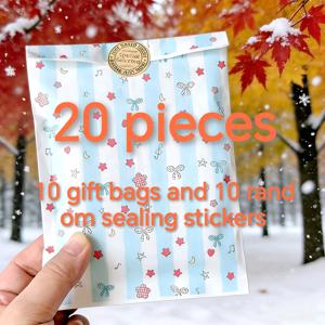 TEMU 파란색 보우 타이 하트 종이 봉투가 특징인 20개입 (10개 봉투와 10개 랜덤 밀봉 스티커 포함). 고품질 소형 카드 핸드북 및 선물 포장에 적합합니다. 프로젝트, 선물, 교사, 친구를 위한 휴일 선물로 이상적입니다.