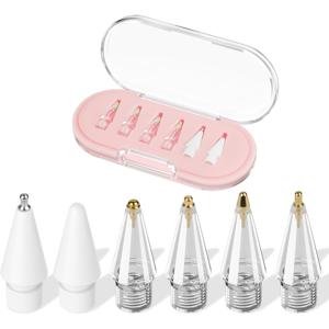 TEMU Apple Pencil 메탈 니들 팁 특수 개조 펜 팁 (종이 필름용), 확장 니들 표준 길이