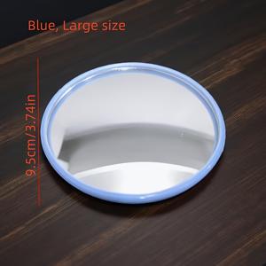 TEMU 셀카를 위한 필수품, 여행용 라운드 거울로 사진 촬영에 완벽합니다. 대형 및 소형 사이즈로 제공되며, 광각 촬영을 위한 볼록 렌스가 특징입니다. 친구들을 위한 필수 여행 선물입니다.