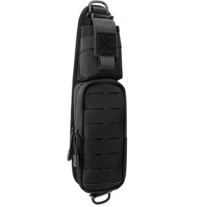 TEMU 타이슈빙 스트랩 숄더 몰리 액세서리 파우치: 전술 백팩 포켓 부착 수납 휴대폰 손전등 EDC