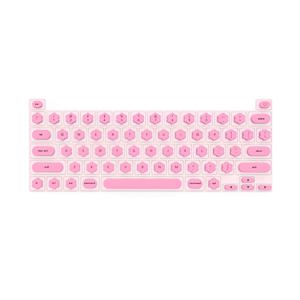 TEMU 실리콘 키보드 보호 커버, 긴 손톱에 완벽 - 긁힘 방지 및 세척 용이. 매니큐어를 위한 홈이 있는 디자인, 맥북 전용, 스타일리시하고 보호 기능이 있는 케이스