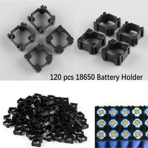 TEMU 120개 18650 리튬 배터리 홀더, 플라스틱 재질 브래킷, 안전 개스킷, 보관 브래킷, 원통형 배터리 브래킷, 방사선 쉘, 고정 배터리, 배터리 개스킷, 배터리 브래킷, 내구성 좋은 재료