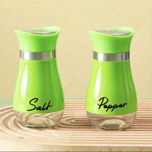TEMU 2개, 소금 및 후추 통, 쏟아지는 구멍이 있는 양념 디스펜서, 조정 가능한 리필 가능 후추 통, 조미료 캔, 주방 도구, 대학 기숙사 아파트 필수품, 학교 준비, 학교 용품으로 돌아가기, Chrismas 선물, 할로윈 선물