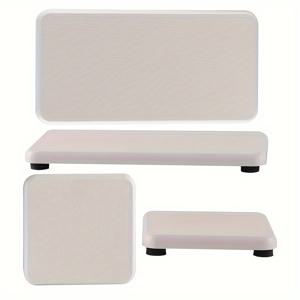 TEMU 수분 흡수용 다이아토미트 트레이 4개 세트, 다이아토미스 이스 지질질 주방 비누 받침대, 핸드 소파 홀더, 현대적인 가정에서 식물 및 세면도구를 위한 흡수성 돌