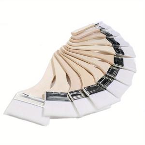 TEMU 다양한 크기의 아트 브러쉬 12개 세트. 나일론 브러쉬모와 나무 손잡이가 특징이며, 아크릴, 페인트, 바니쉬, 수채화 작품에 적합합니다.