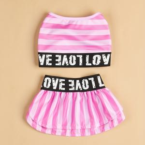 TEMU 애완견 스커트, 스플릿 스커트 봄/여름 해변용, 소형/중형 강아지 고양이 의류, 여름용 강아지 옷