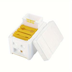 TEMU 1세트 Nuc Box 여왕벌 교배함 미니 벌통 미니 폼 여왕벌 번식함 양봉가를 위한 필수 양봉 용품