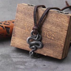 TEMU 바이퍼 스쿨 스네이크 목걸이 여성용, 뱀 펜던트, 부적, 매직, 고딕, 이교도 주얼리