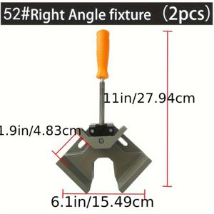 TEMU 2개 4개 목공 직각 클립 90° 고정 장치 고정기 지지대 목공 고정 도구
