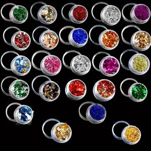 TEMU 레진, 네일 아트, 주얼리 제작, 수공예 몰드 및 페인팅용 생생한 공예 포일, 금색 포일 포함 24가지 메탈릭 색상 포일 (키워드: 레진용 금색 포일)