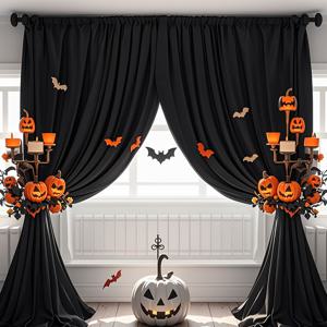 TEMU 10피트 x 5피트의 우아한 블랙 배경막 1개. 할로윈, 결혼식 및 축제 파티 사진 촬영에 완벽합니다. 무드나 사진 촬영을 위한 부드러운 블랙 원단의 무대 장식