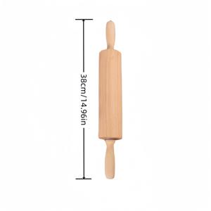 TEMU 미완성 벚나무 롤링핀, 만두지 및 베이킹에 적합